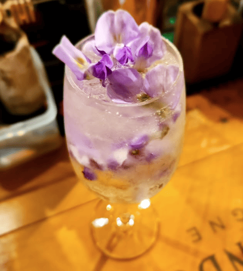 藤の花とスプリッツアー
